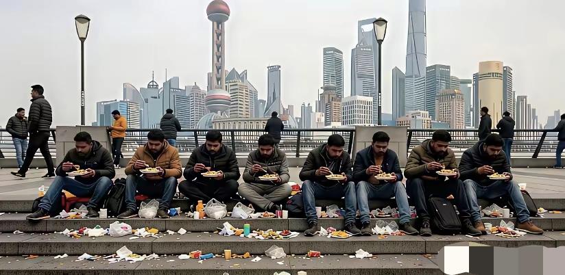一到关键时刻，对外国人的“礼貌”就自动升级。丢了东西，国人排队等，外国人的