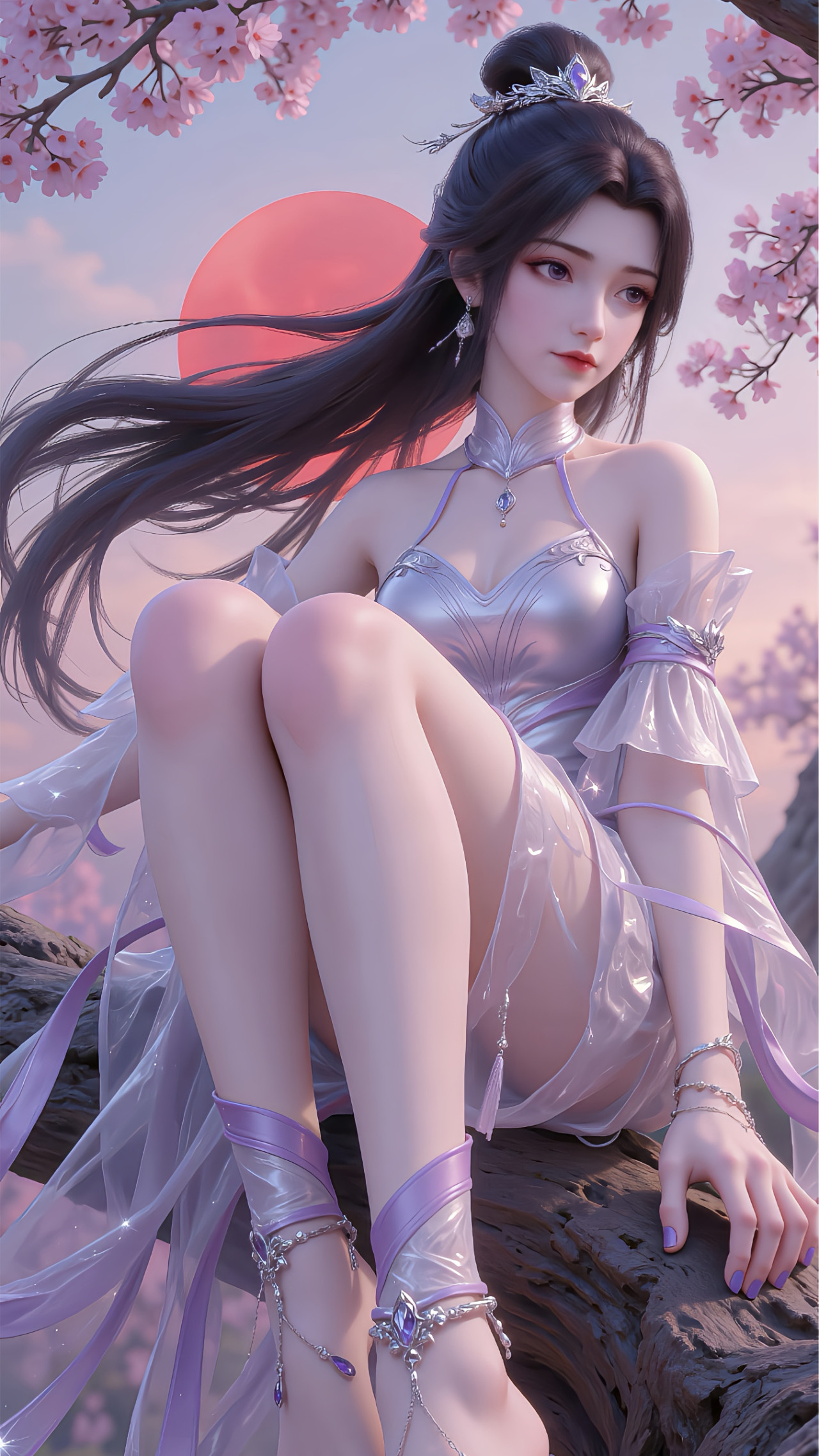 完美世界月婵仙子【精致美图】有两个最美的地方，猜猜是哪两个？​​​