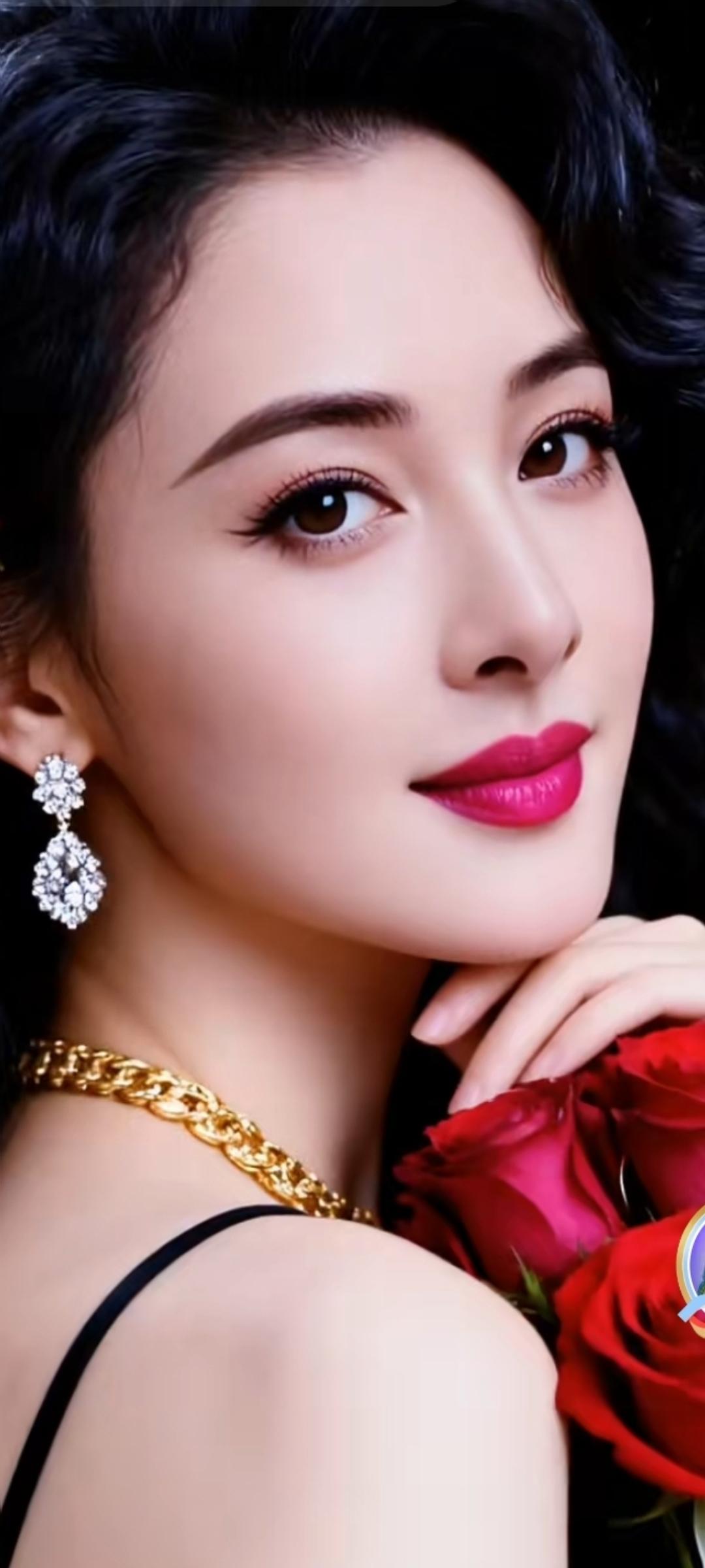 优雅红玫瑰，尽显女性魅力！🌹💄✨