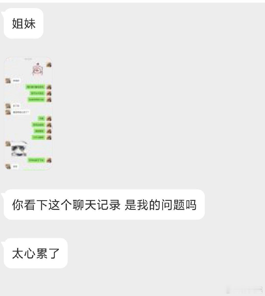 看下这个聊天记录是我的问题吗