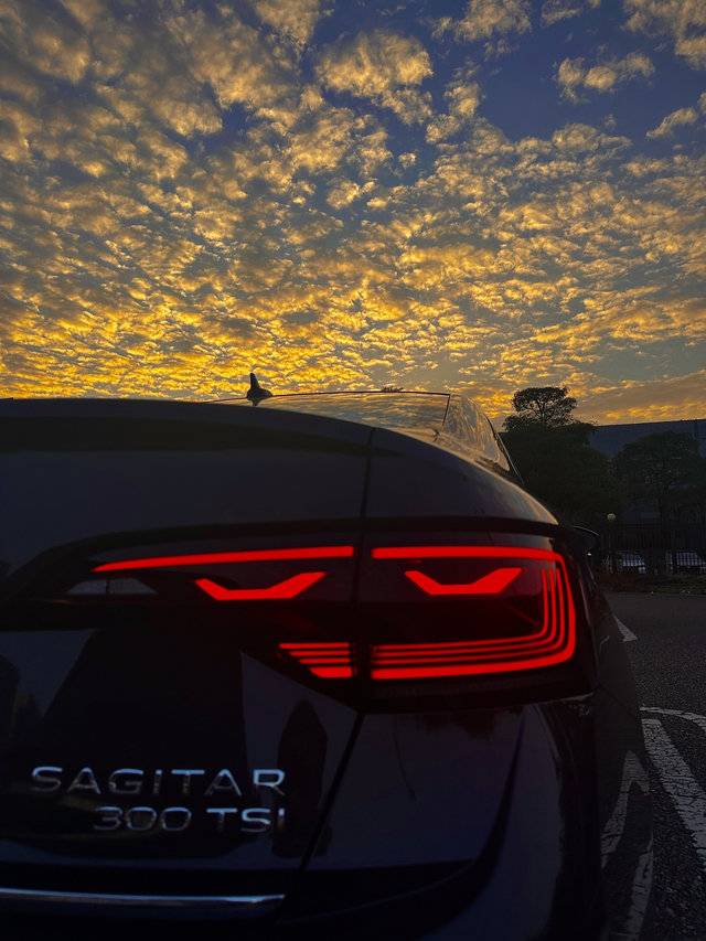 喜提速腾车俩月啦速腾卓越版经典黑色，本想提帕萨特的最后买了速腾，现在一点也不后