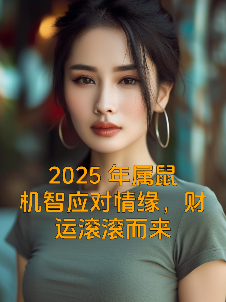 2025年属鼠：机智应对情缘，财运滚滚而来