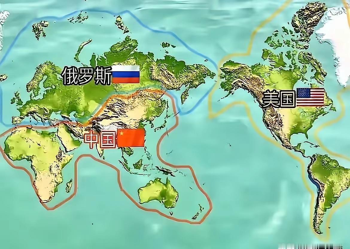 三分天下，这样划分基本可以，但请把印度拿掉。谁想要给谁，我们不贪心，把印度这块