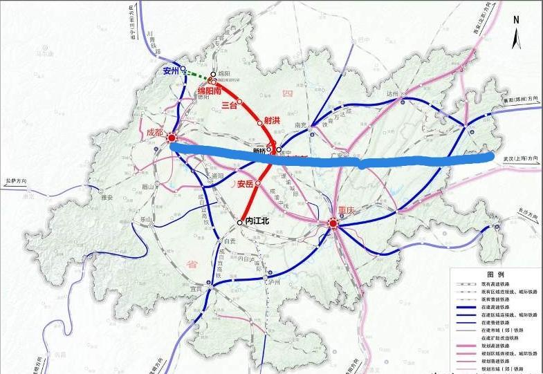 四川需要一条直通长江中下游经济发达地区的高铁！其实这条高铁不仅仅是四川的需要，随