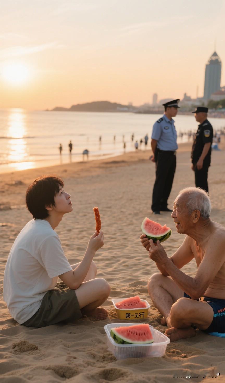 “好客山东”的美誉，绝非徒有虚名。在青岛第一海水浴场的一隅，我亲身经历了一场充满