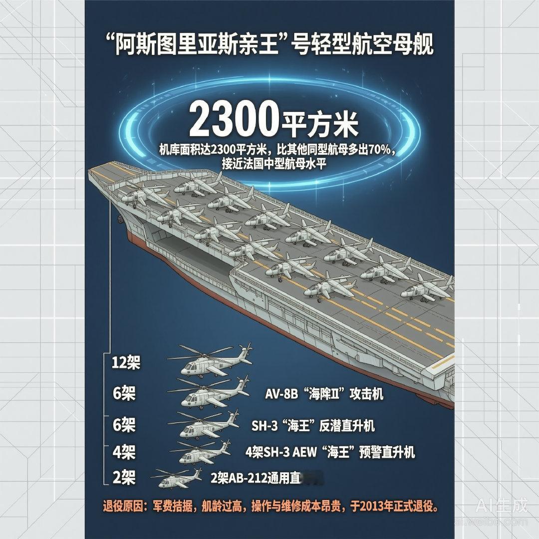 军事ai新视野西班牙“阿斯图里亚斯亲王”号航空母舰“阿斯图里亚斯亲王”号航空母