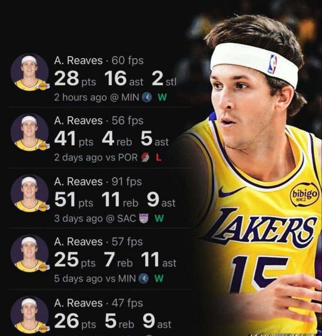 奥斯汀·里夫斯压哨命中，湖人赢了，詹姆斯没上，东契奇根本不是湖人的人——这球，是