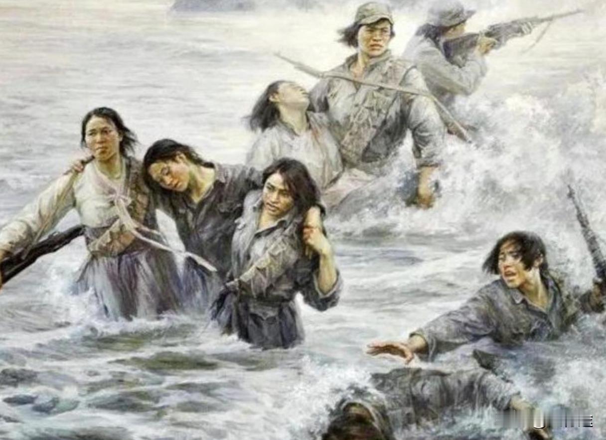 牺牲最悲壮的抗日女战士！八女投江…一九三八年十月的乌斯浑河，水声轰鸣得像在