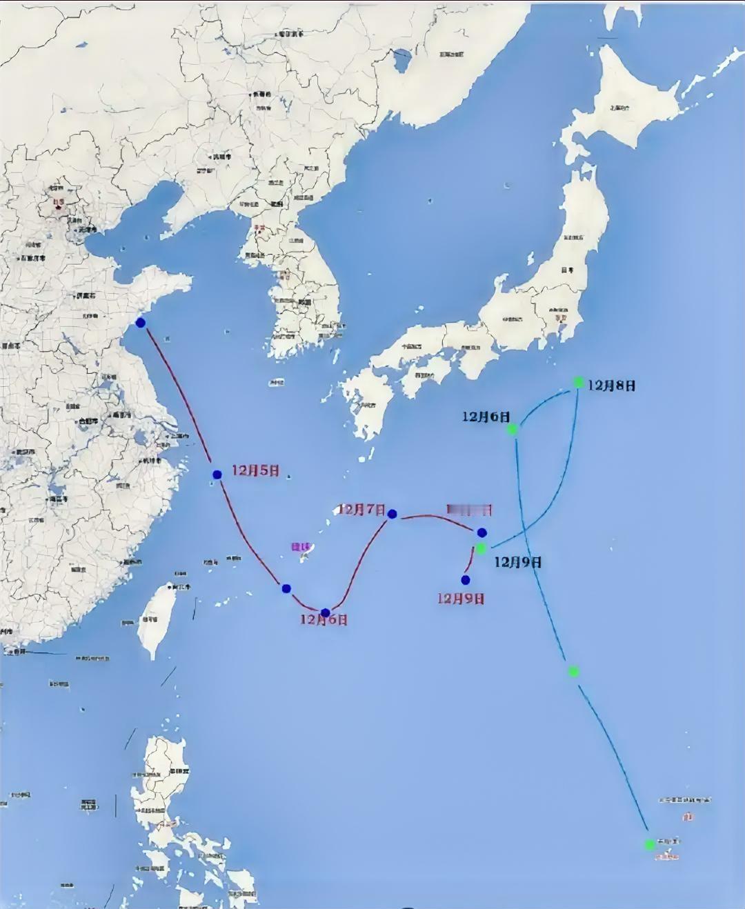 辽宁舰航母编队大概率又去找美国华盛顿航母编队去了，在6号的时候，美国华盛顿航母在