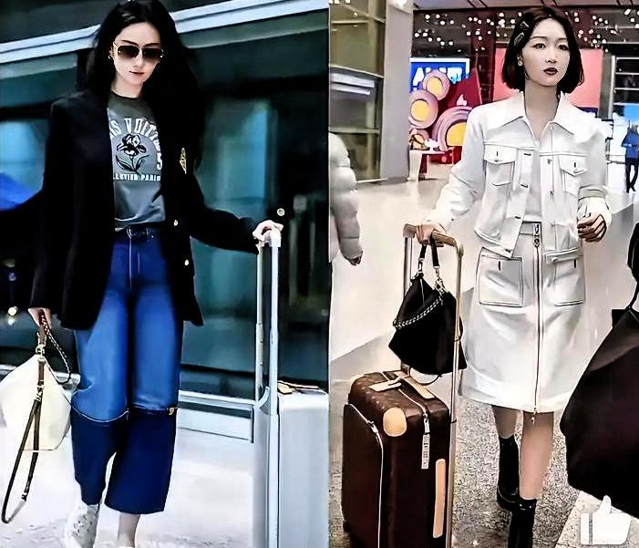 同去巴黎时装周，刘亦菲和周冬雨一对比，差距真的太明显！两人同时现身巴黎时装周，