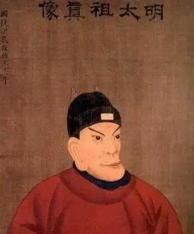 1953年，毛泽东前往参观朱元璋墓，看到朱洪武的画像：长瘦脸、大下巴、厚嘴唇、鼻孔前张，仿若猪脸。陈