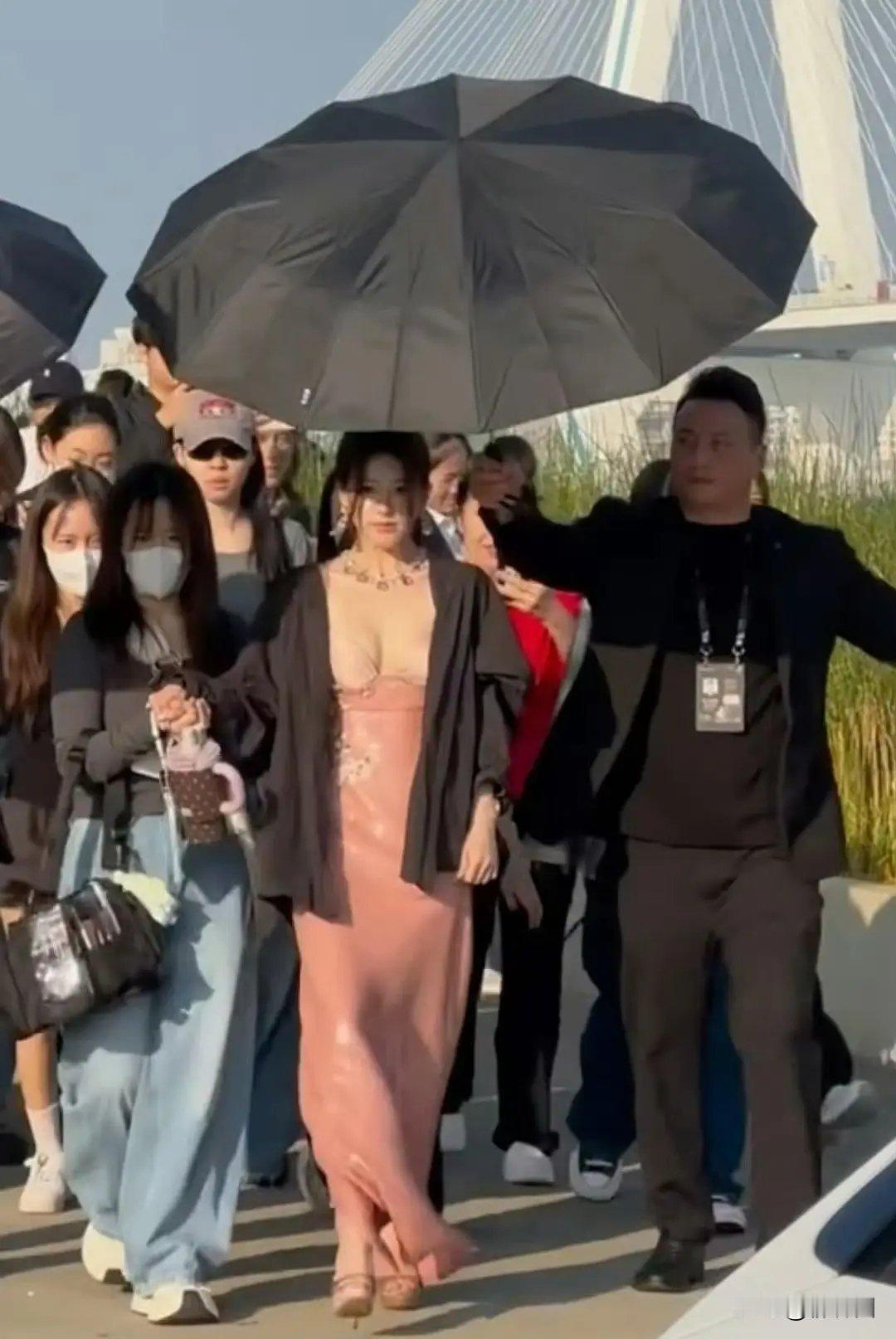 赵露思造型翻车，一直以红毯造型惊艳众人的她，这次也意外“失误”了。她身着粉色