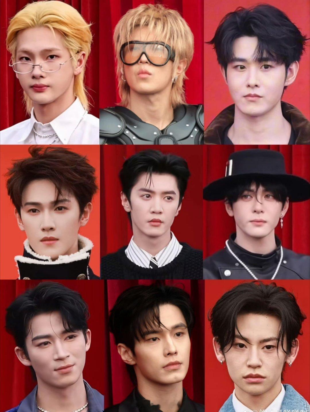 芭莎男明星的红毯截图，们古偶现在的男主主力军​​​