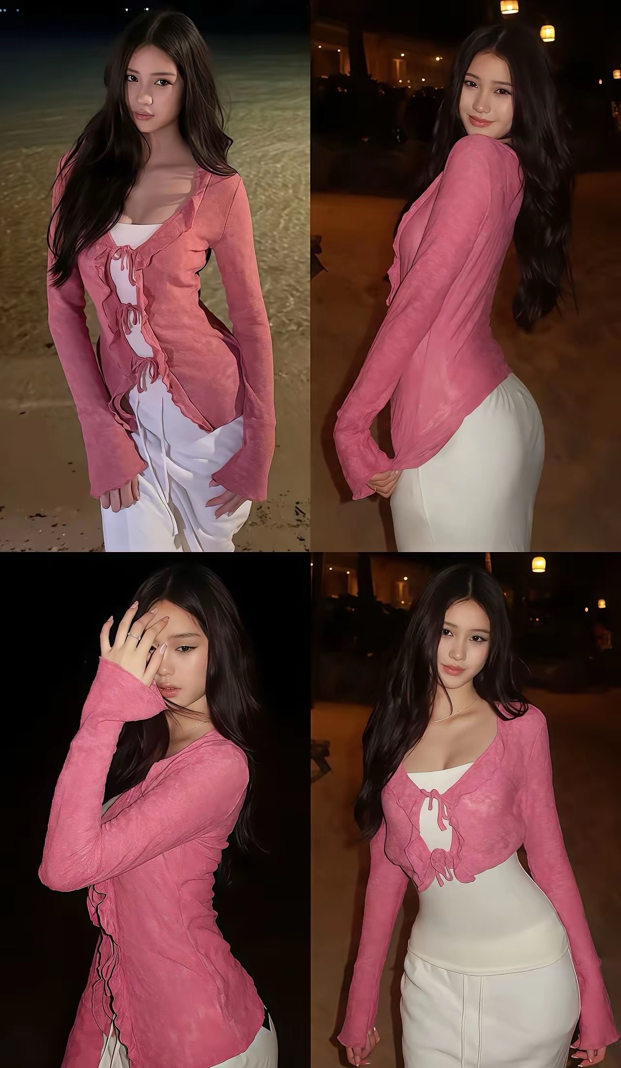 钟丽缇的女儿，如今才16岁，但是看着不像十六的。