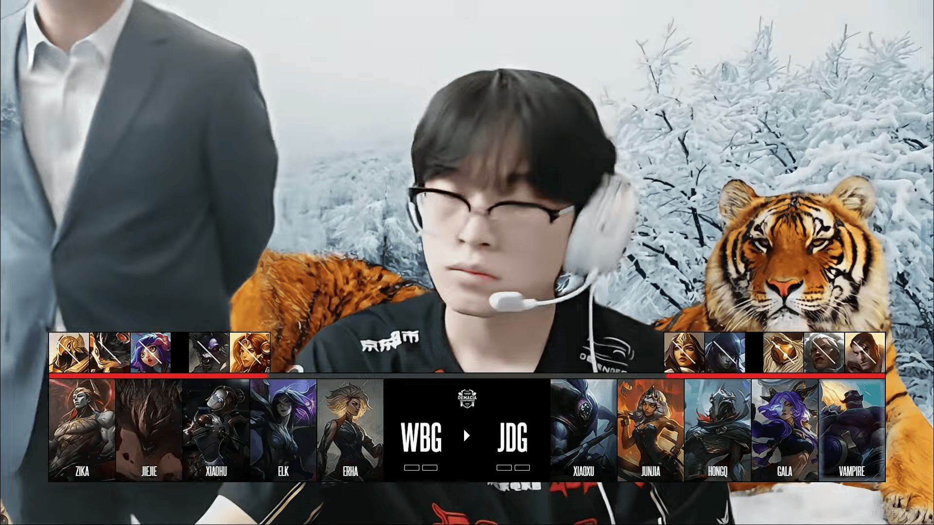 WBG 1-0 JDG: Elk卡莎两度被秒给机会, WBG拒绝逆转拿下首局