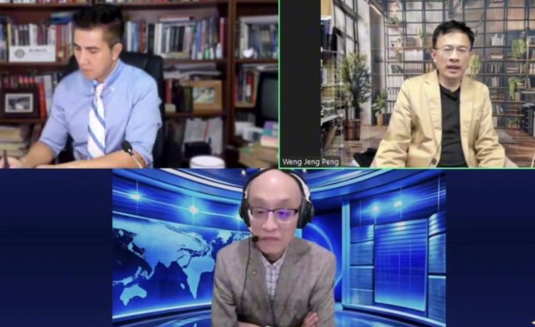 台湾媒体人彭文正：我现在高喊民进党不倒，台湾不会好。不是因为我的护照被他们没收了