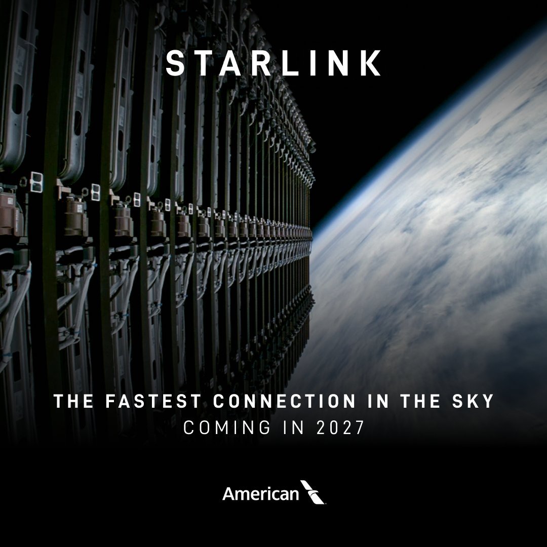 【AmericanAirlines计划自2027年起在500余架窄体机上安装S