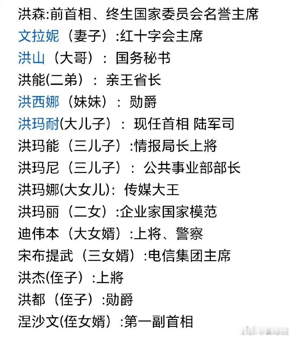 虽然泰国有皇帝，但是洪森在柬埔寨几乎就是太上皇，柬埔寨1000多万人口的小国家，