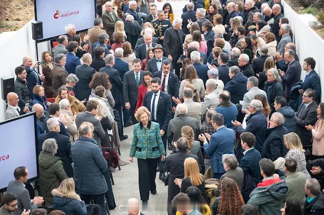 西班牙王室12月1日，索菲亚王后在布尔戈斯，以Atapuerca基金会名誉主席