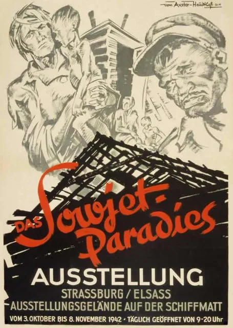 1942年纳粹德国的宣传海报：苏维埃天堂