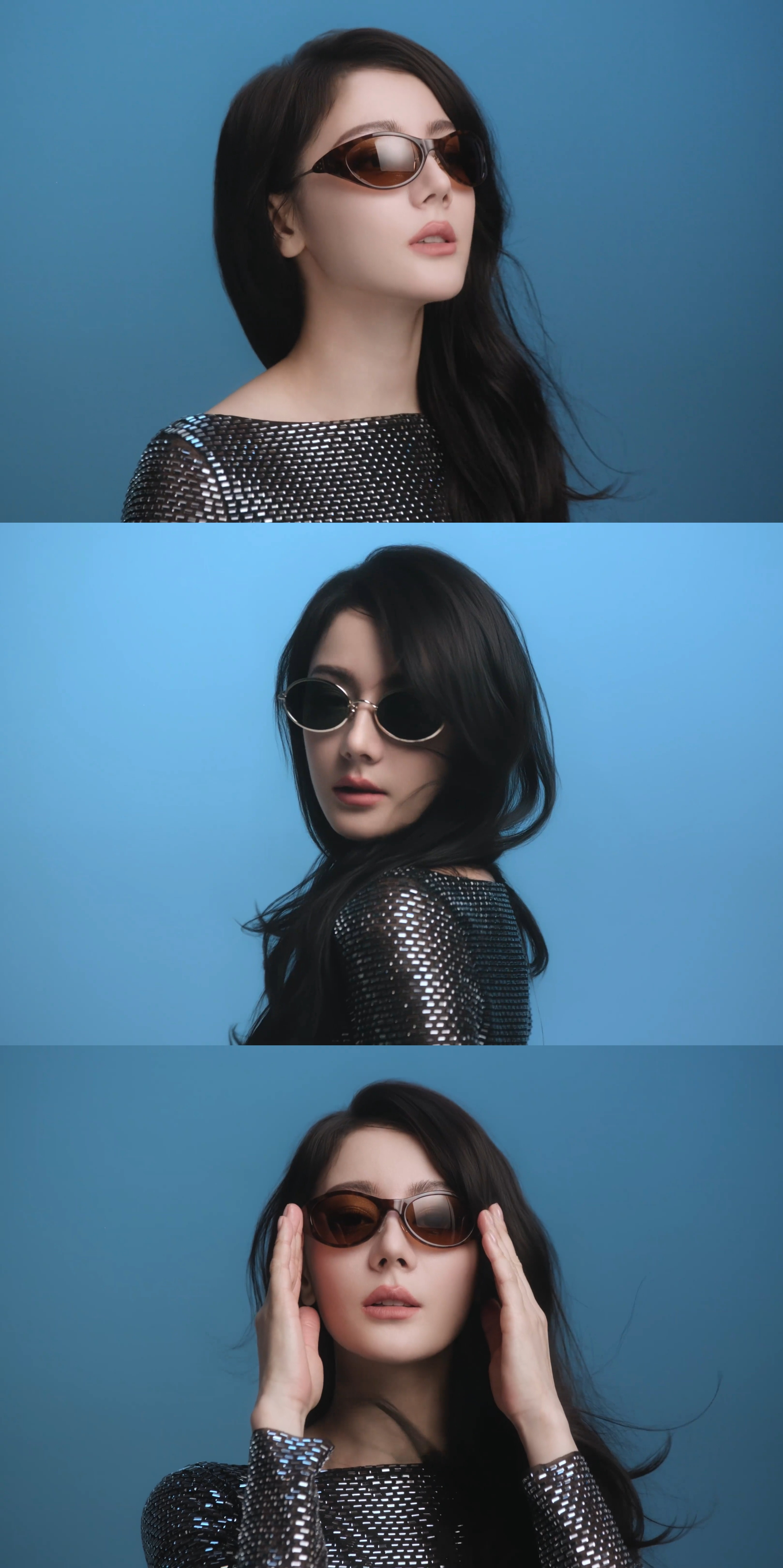 迪丽热巴新代言官宣，怎么会有人戴眼镜这么好看啊。。什么类型都能驾驭！