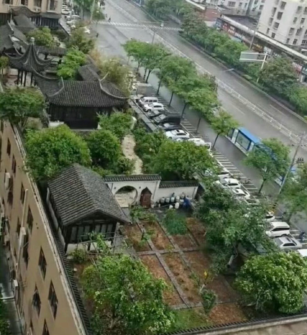 小区顶楼要是有这样子的装修，给八百万也不卖