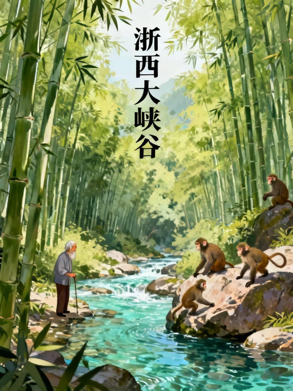 上周在浙西大峡谷徒步，误打误撞绕开了主景区的人流，钻进了一条当地人常走的山径。