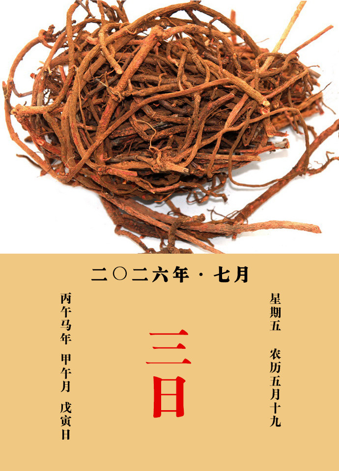 每天一味中草药大明说：茜根，止鼻洪，带下，产后血晕，乳结，月经不止，肠风痔瘘，