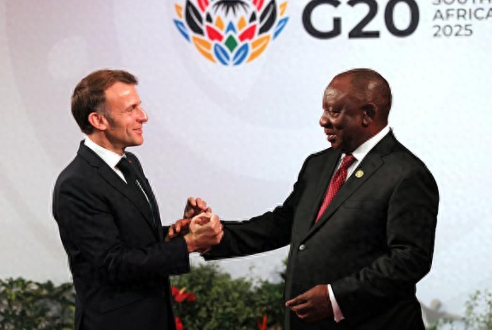 11月22日南非约翰内斯堡G20峰会首日，马克龙发出强烈警告！马