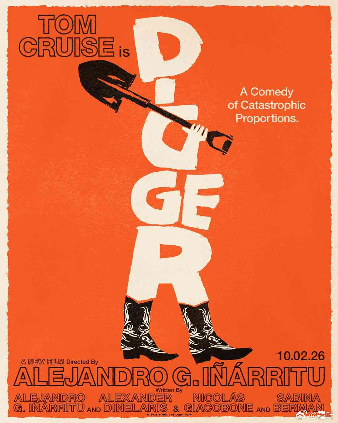 汤姆·克鲁斯新片评分两极分化。《荒野猎人》导演伊纳里图的新片《Digger》，汤