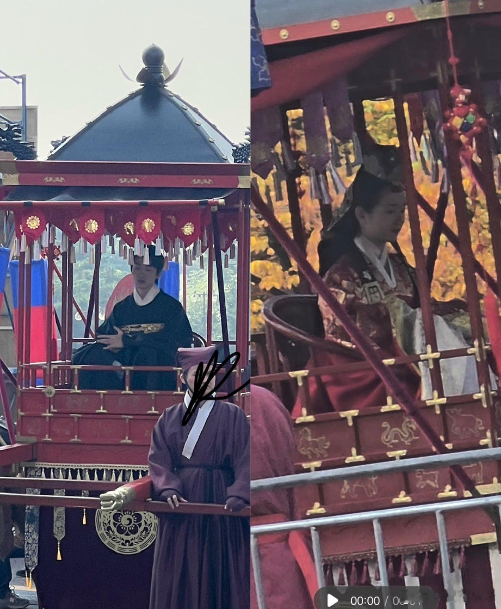 21世纪大君夫人路透《21世纪大君夫人》剧组好像在首尔某地拍摄传统韩服婚礼戏份?