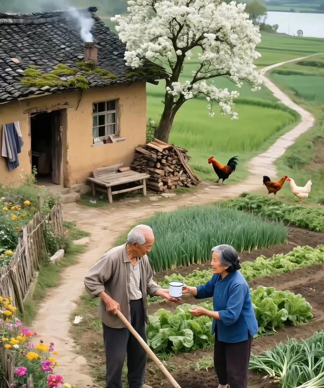 在东北我的大姐75岁。有两个儿子在大城市打工。她孤身一人在乡村生活。儿子