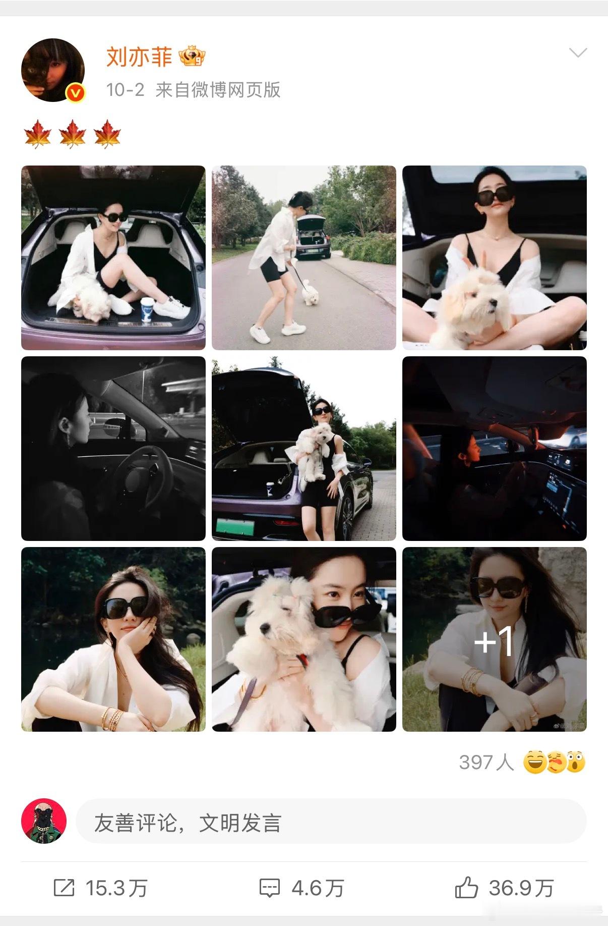 谁传的刘亦菲开奥迪？？？不会自己看？？？​​​