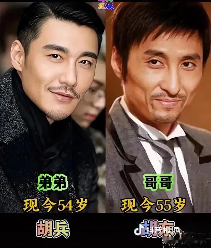 自己很帅气，亲兄弟却很丑的明星对比，还真看不出他们是亲兄弟呀！亲兄弟明星