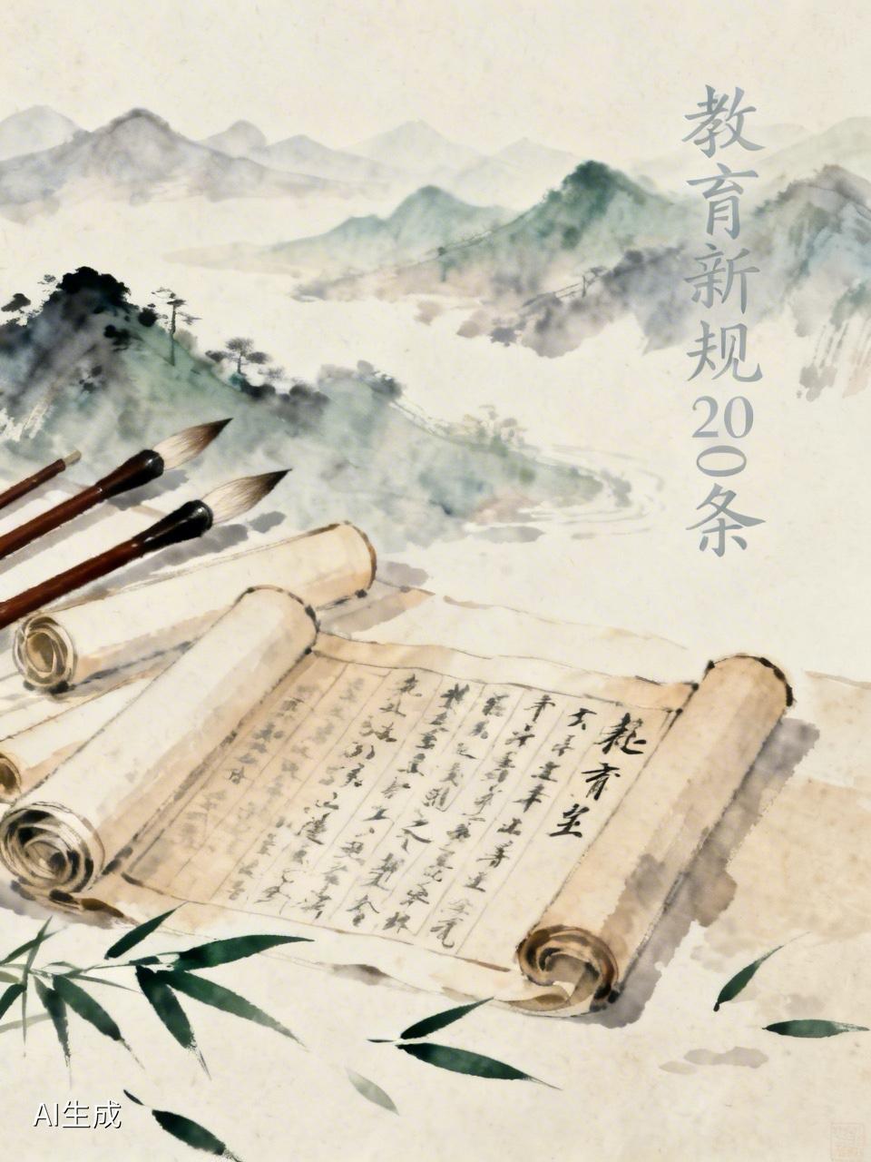 2026年3月27日，教育部发布了教育新规20条：严禁掐尖招生、严禁炒状元、严禁