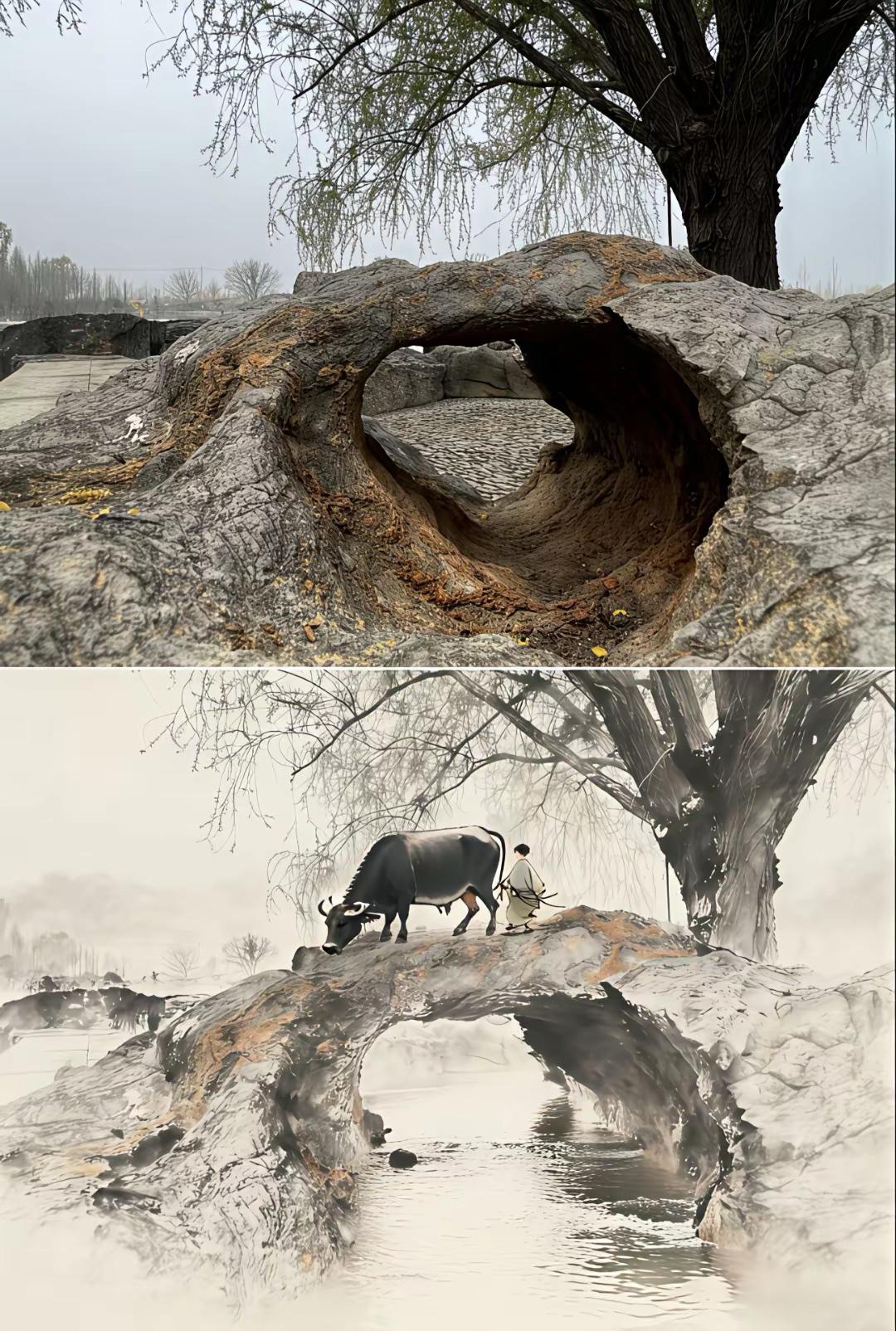 原来中国画也是写实的！