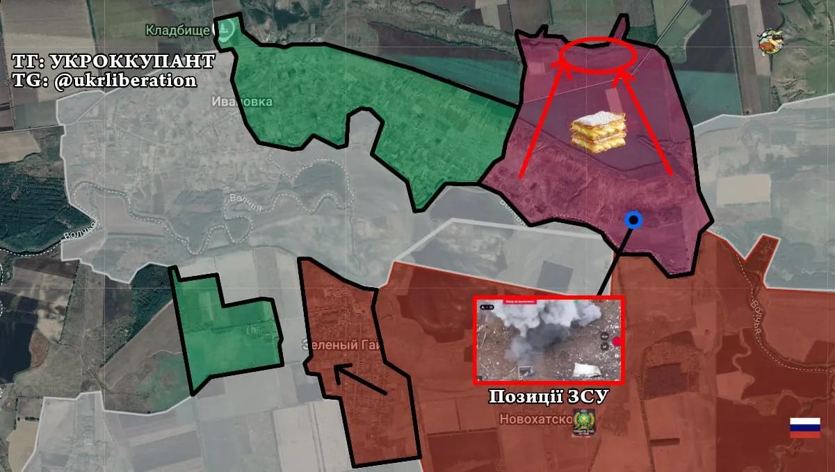 ⚔️乌军（ZSU）在伊万尼夫卡及顿涅茨克-第聂伯罗彼得罗夫斯克边境的绿谷农场的