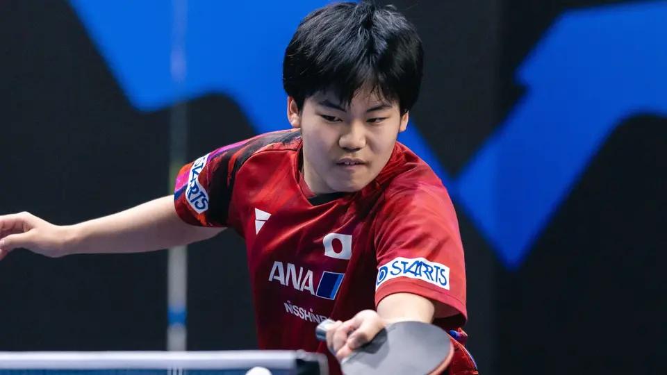 松岛辉空给德国名将剃了“光头”！法兰克福冠军赛四分之一决赛，日本小将松岛辉空与德