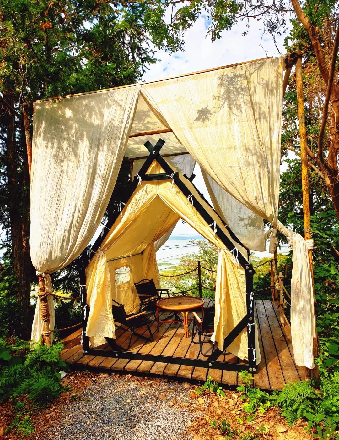 🏕️无锡过夜露营基地就在太湖边🤩🤩每次露营从收拾到出发工作量