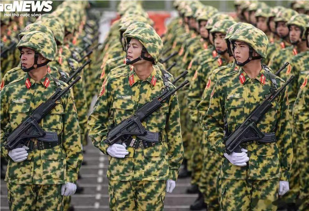越南将在9·2国庆阅兵中亮相的数码迷彩服。​​​