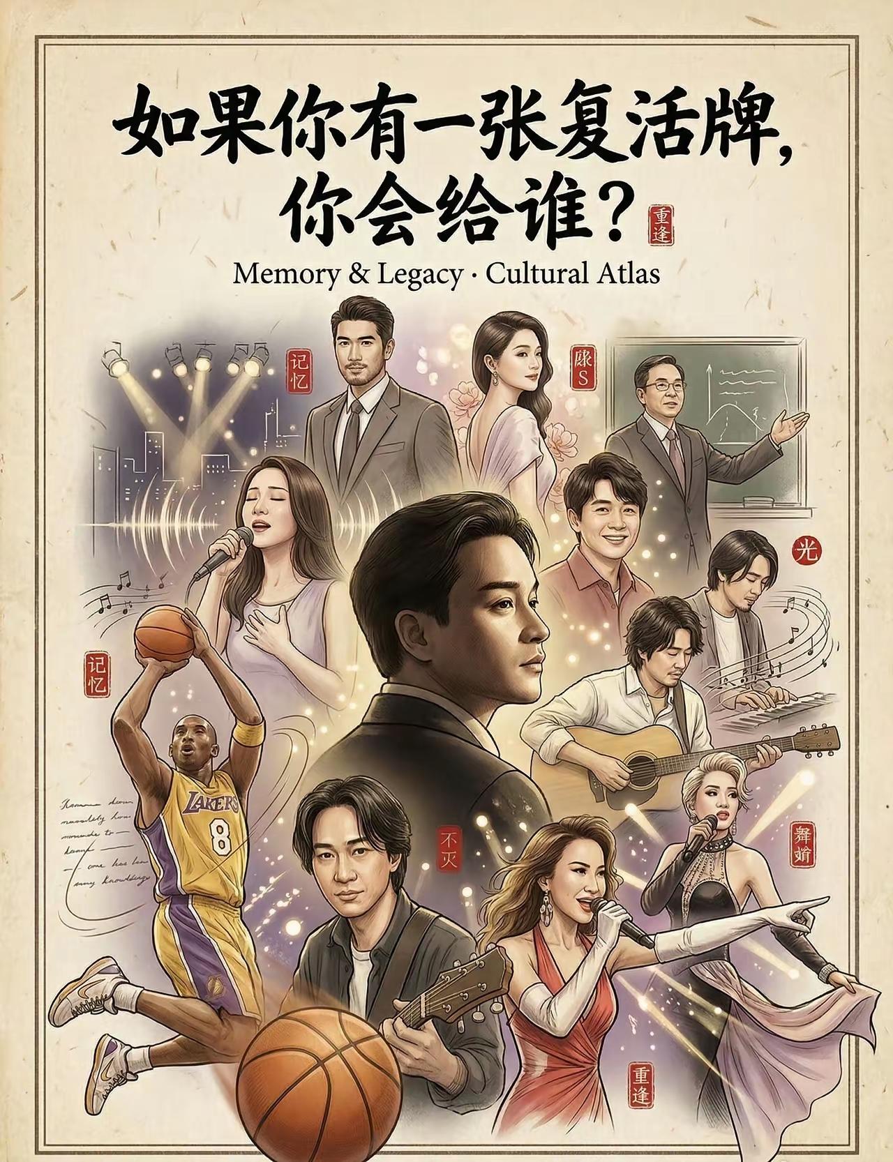 如果你真的有一张可以复活的牌，你会复活谁？