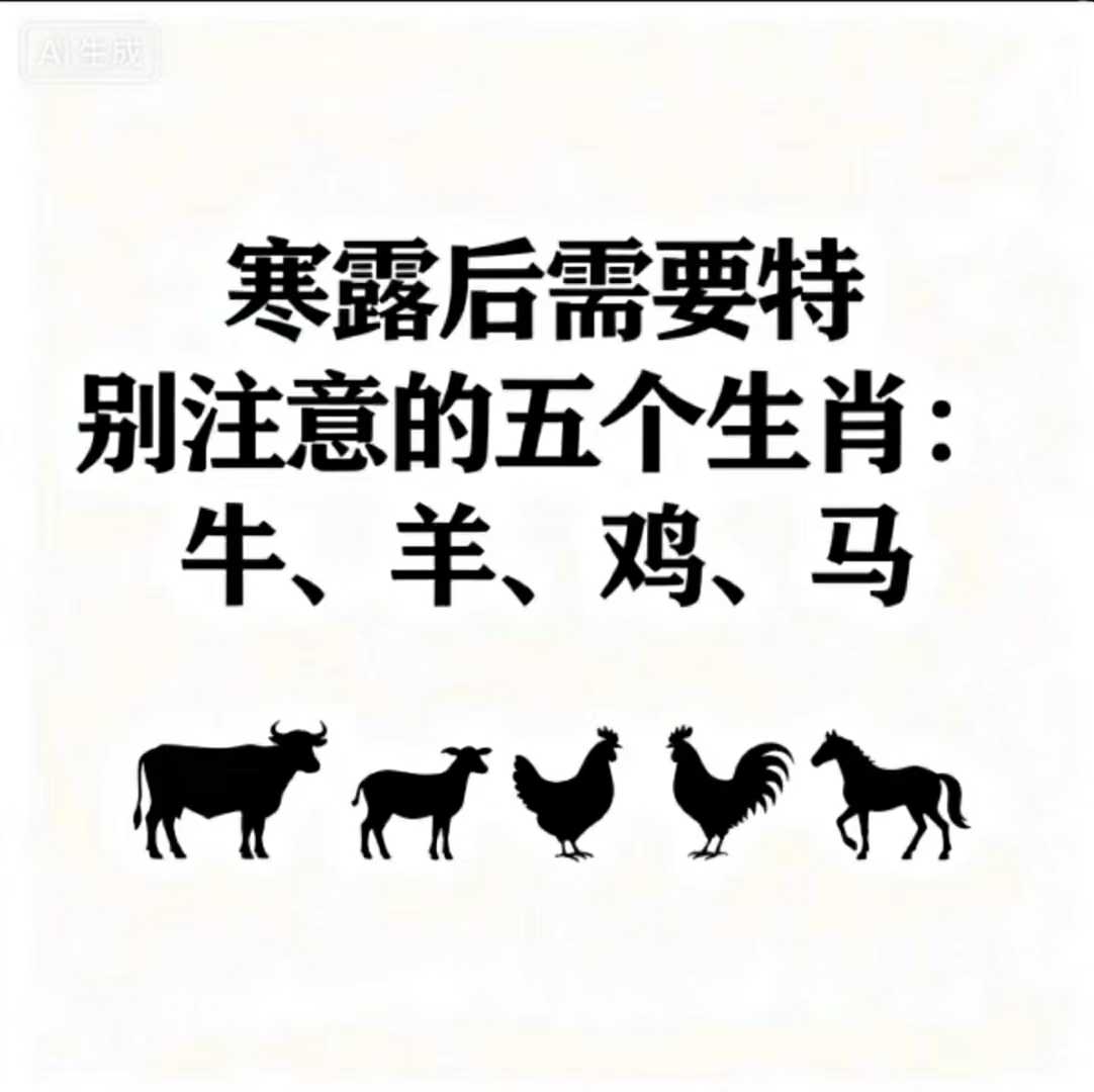 寒露后需要特别注意的五个生肖，结合命理冲克与五行关系分析，生肖龙（辰戌相冲）辰土
