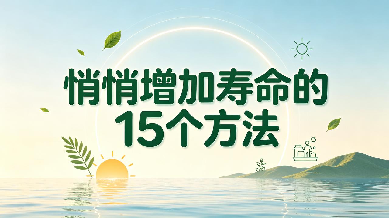 悄悄延长寿命的15个实用养生方法①常吃红薯：富含膳食纤维与β-胡萝卜素，