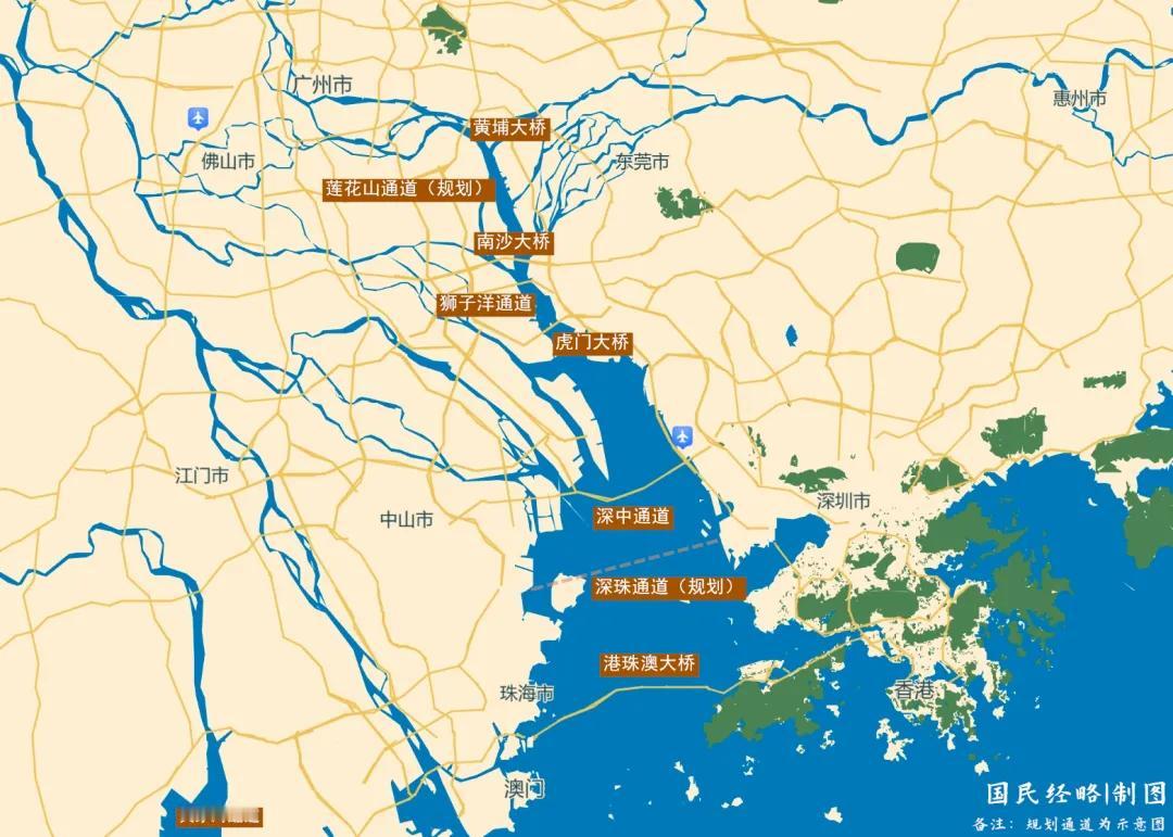 深珠通道、深中通道，对深圳具有战略意义。特别是深珠通道，公铁两用，意义更重大。再