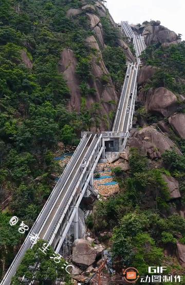 天啊，这也太牛了吧……江西上饶灵山，竟耗资1.3亿，为游客打造10级登山扶梯，
