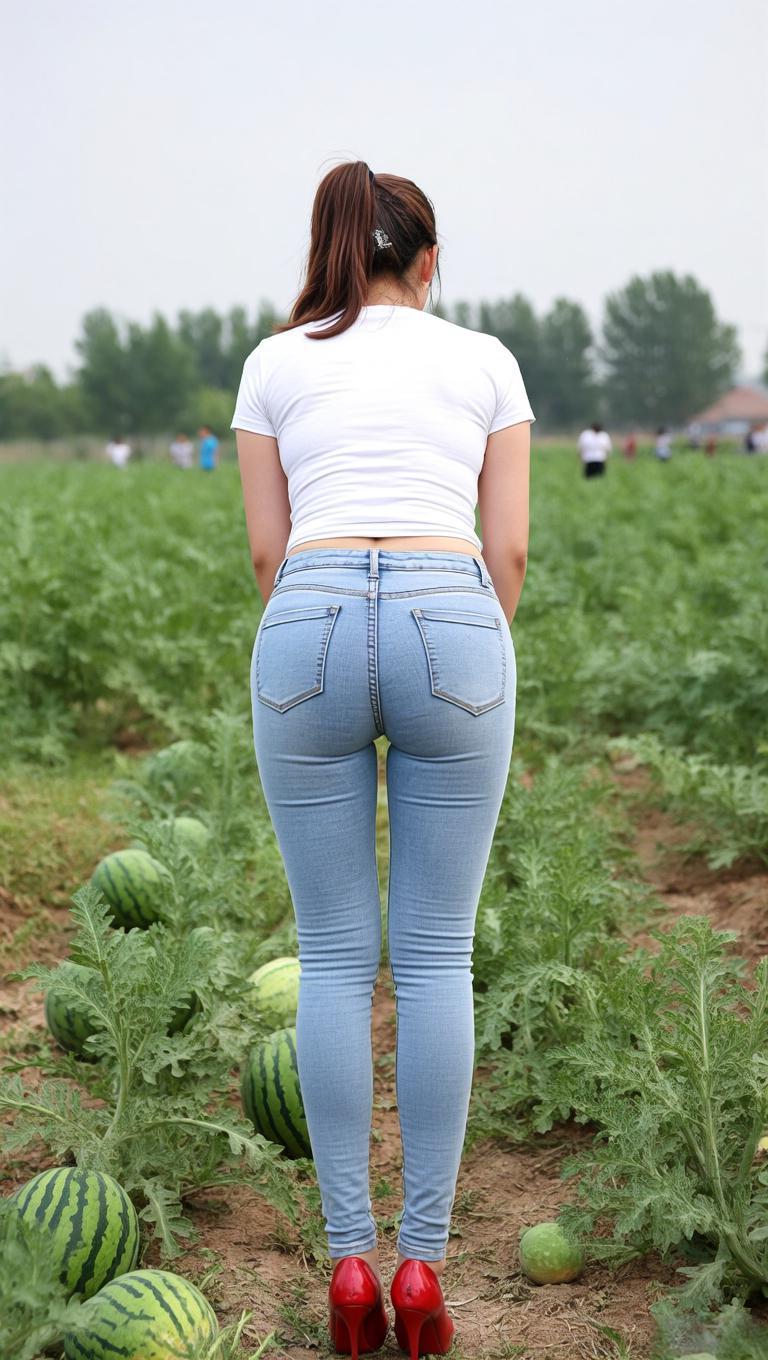紧身牛仔裤