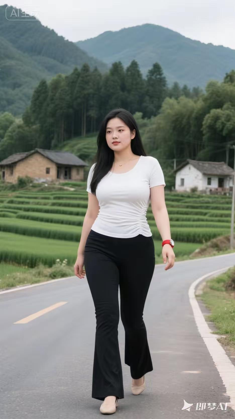 乡径寻幽缓步乡途沐野光，清风漫染草木香。远离尘俗心归静，尽赏田园自然长。