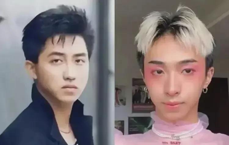 男明星和他们的孩子。