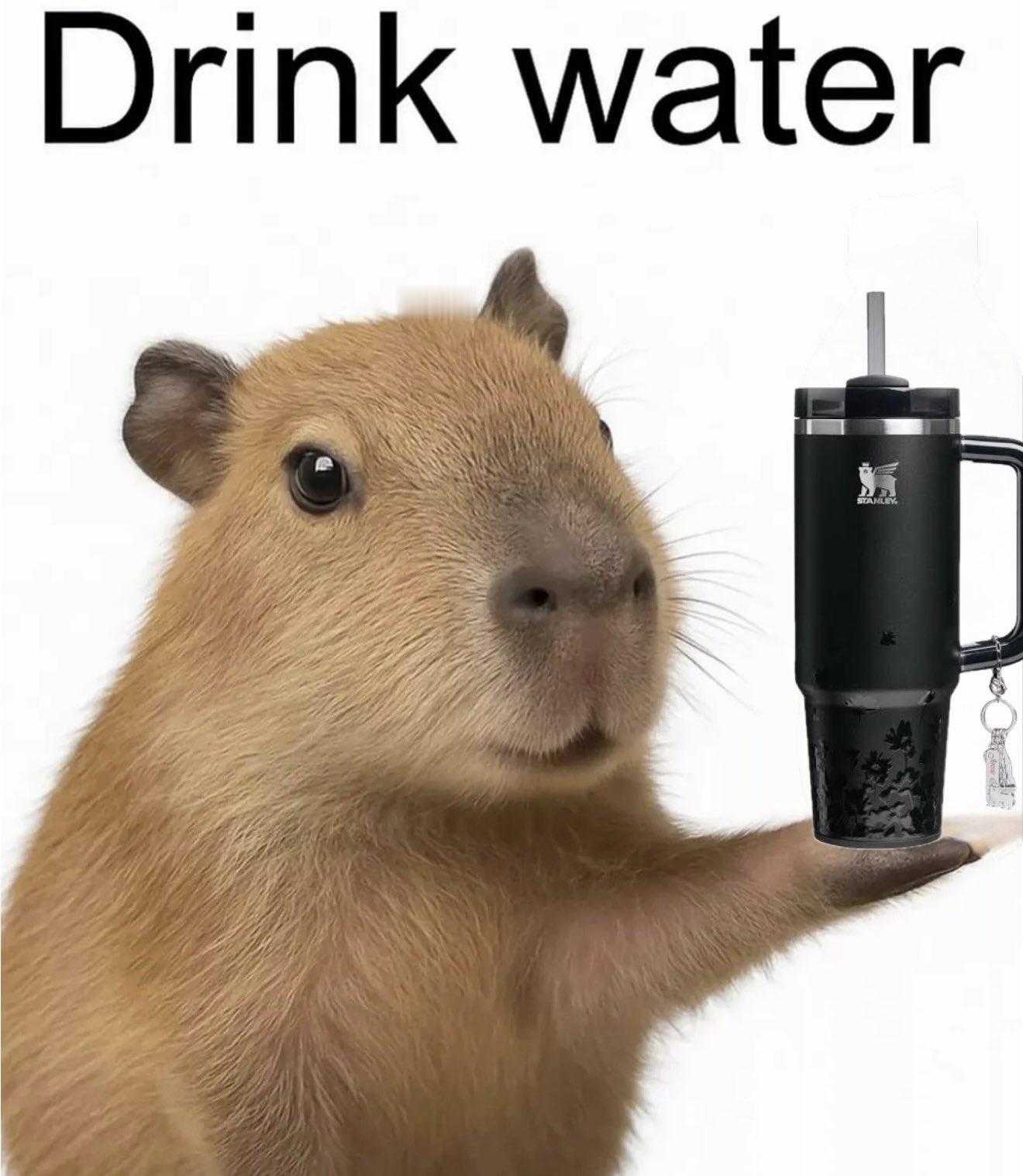 噗哈哈哈哈，妮妮让你们多喝水​​​