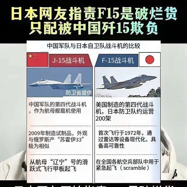 日本网友指责：F15是破烂货，只配被中国歼15欺负！瞧见了吧，入关之后，自有大儒